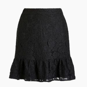 🎉J. Crew🎉Black Lace Skirt🎉🎉🎉